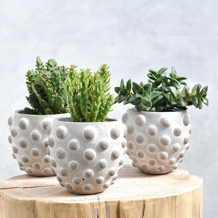 vasi per piante di design da giardino in cemento