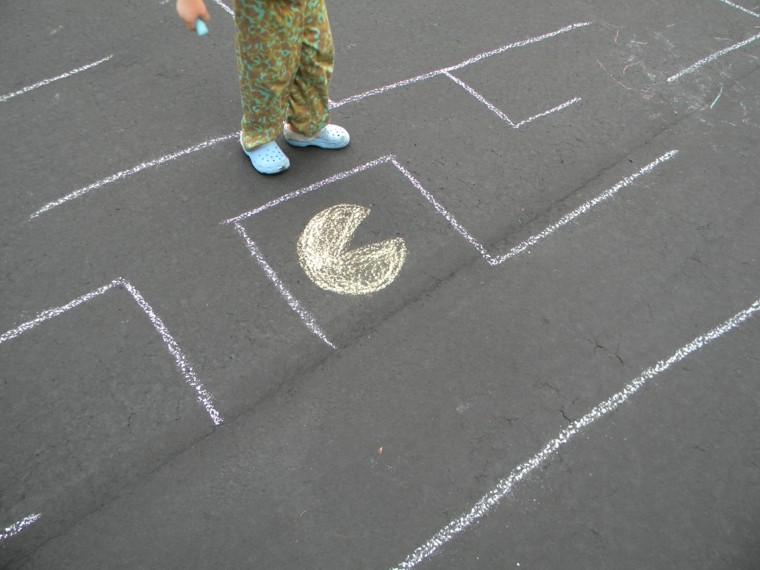 giochi per bambini gratuiti gesso-labirinto