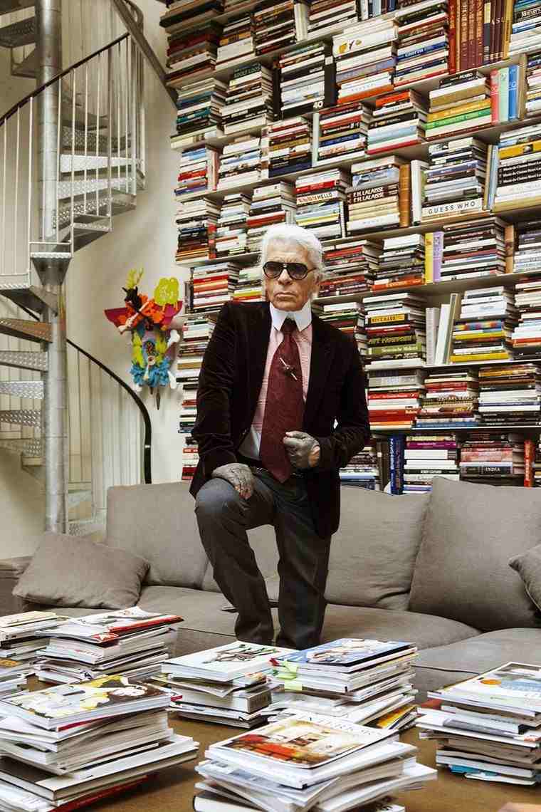 biblioteca karl lagerfeld