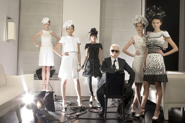 chanel karl lagerfeld fotótörténet