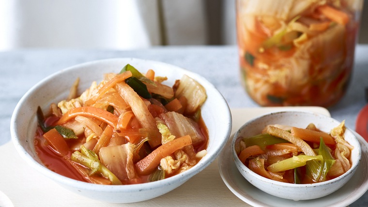 kimchi kitos fermentuotos daržovės