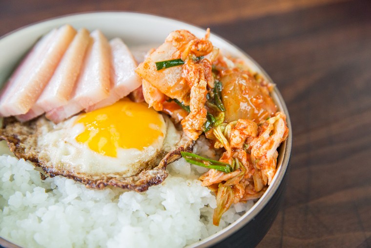 patiekalas turtingas kalorijų geros sveikatos kimchi