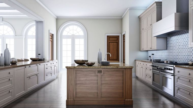 taupe-and-wood-kitchen-island-central
