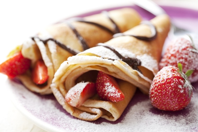 Pancake francesi con fragole