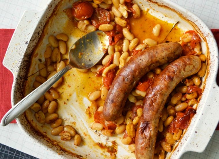 salsicce di fagioli bianchi