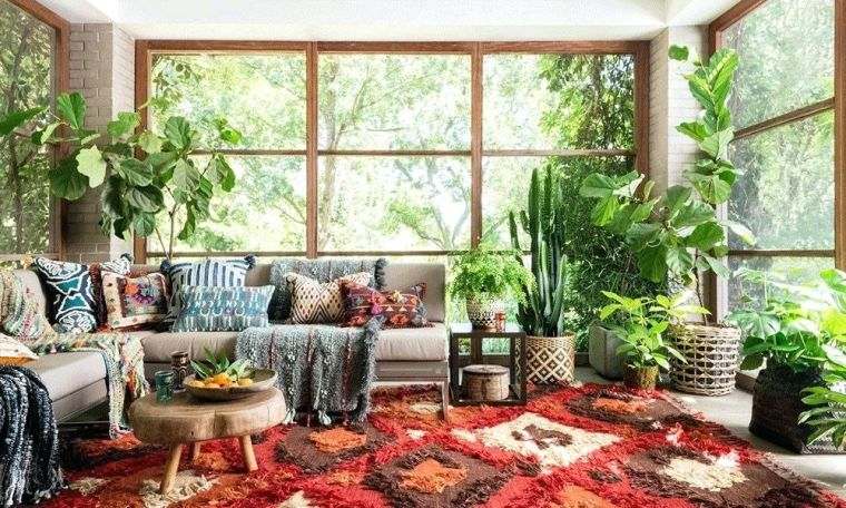 arredamento in stile boho interno