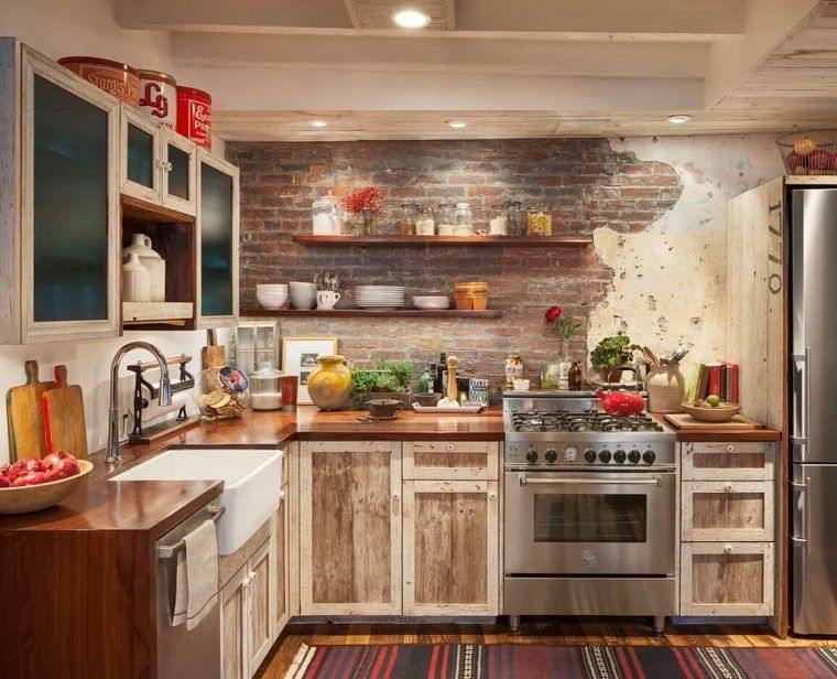 arredamento della cucina in stile boho