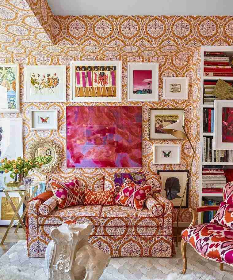 arredamento bohemien chic per interni e soggiorno