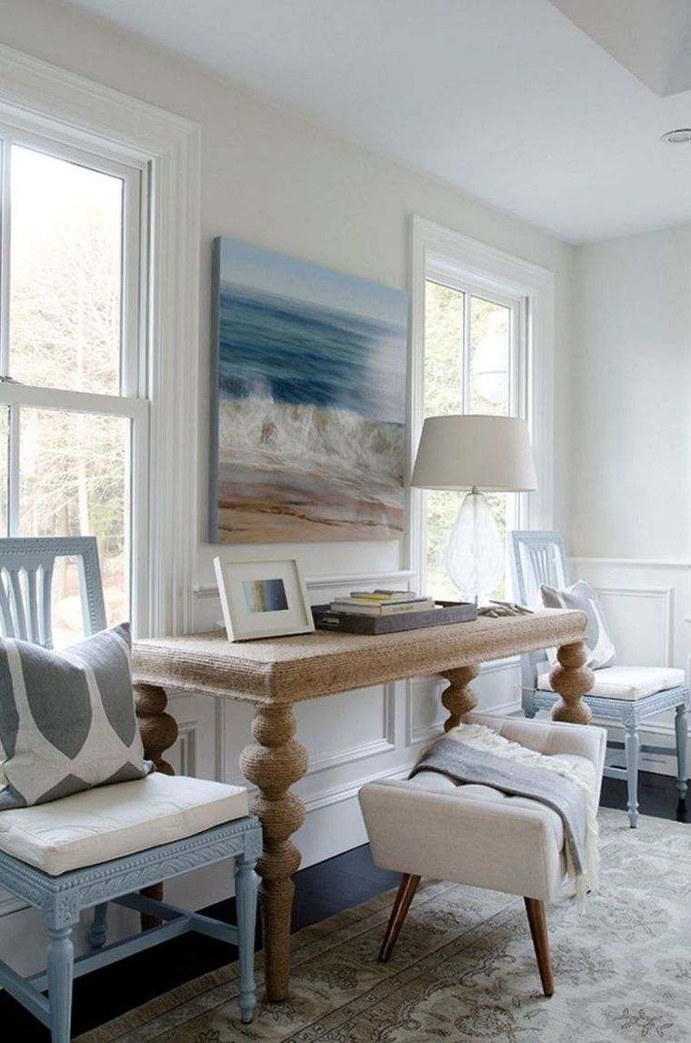 ötlet-dekoráció-tengeri-hálószoba-bútor-fonat-fotel-világos-színű