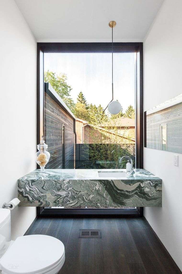 zöld márvány fürdőszoba dekoráció divatos ötletek