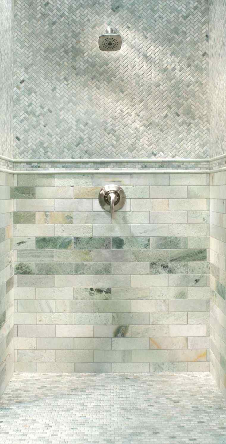 Zöld márvány fürdőszoba zuhany csempe