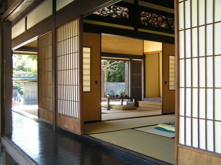 tradicinis japonų namų interjeras-deco-zen-foto-idee-susitarimas