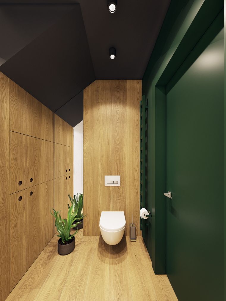 kako-ukrasiti-drvom-wc-zelene-boje
