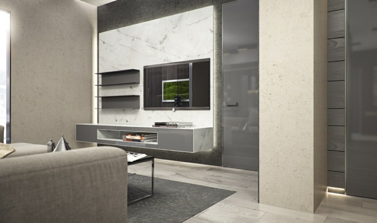 colore grigio neutro deco soggiorno design moderno