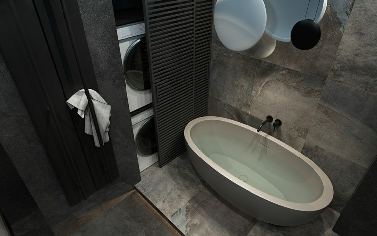 arredamento wc grigio