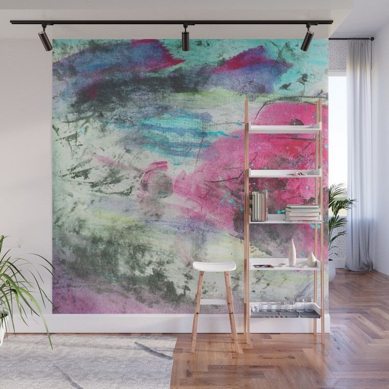 idea di decorazione d'interni pittura murale