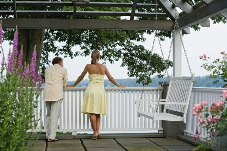 sūpynės pergola deco šiuolaikinės terasos