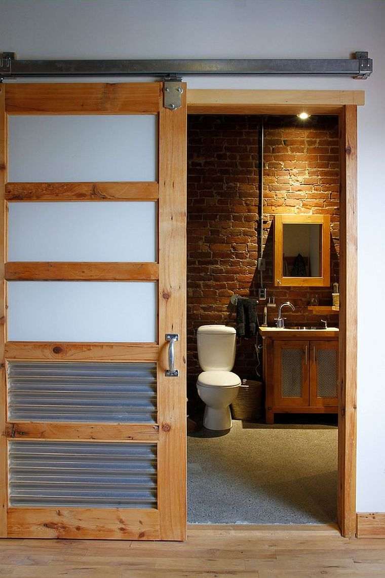 porta-fienile-diy-deco-muro-bagno-mattoni-a vista