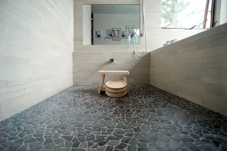 arredo bagno zen atmosfera naturale