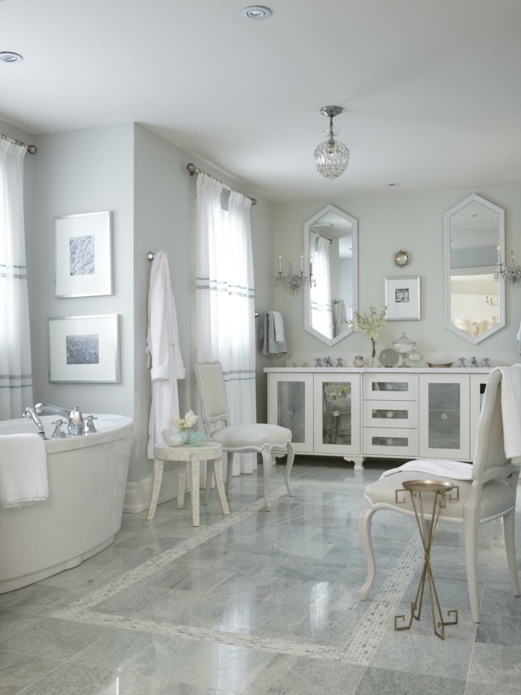 luxus fürdőszoba dekoráció