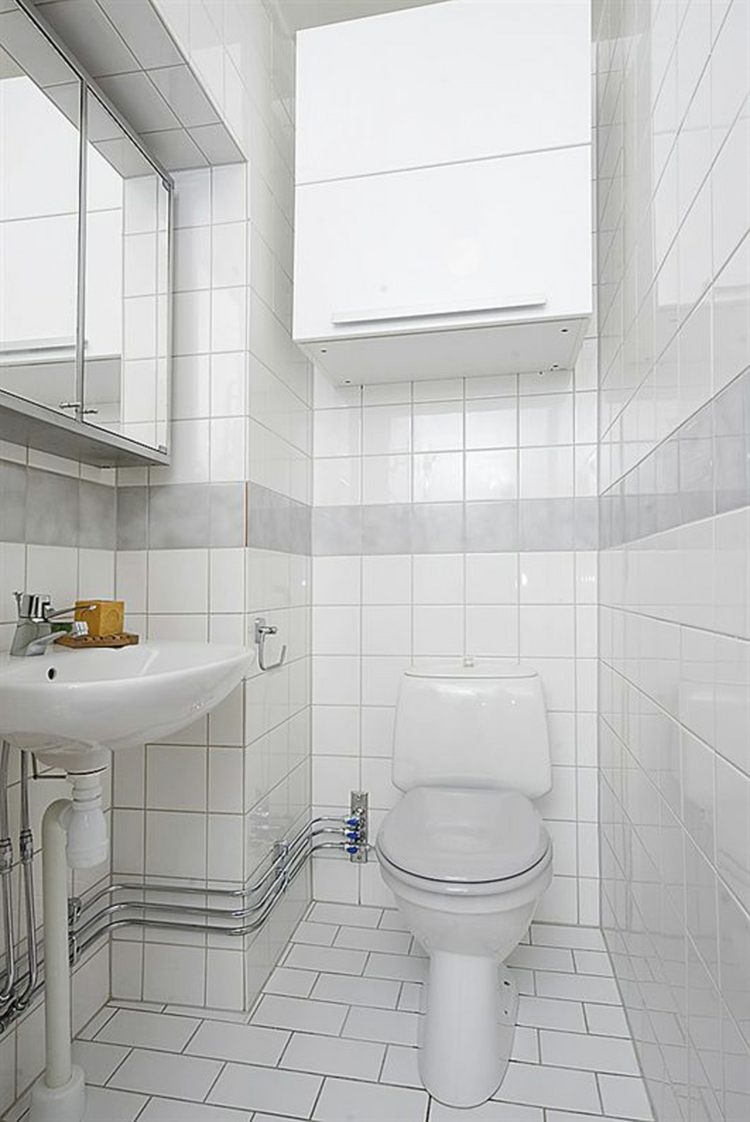 szürke fehér fürdőszoba
