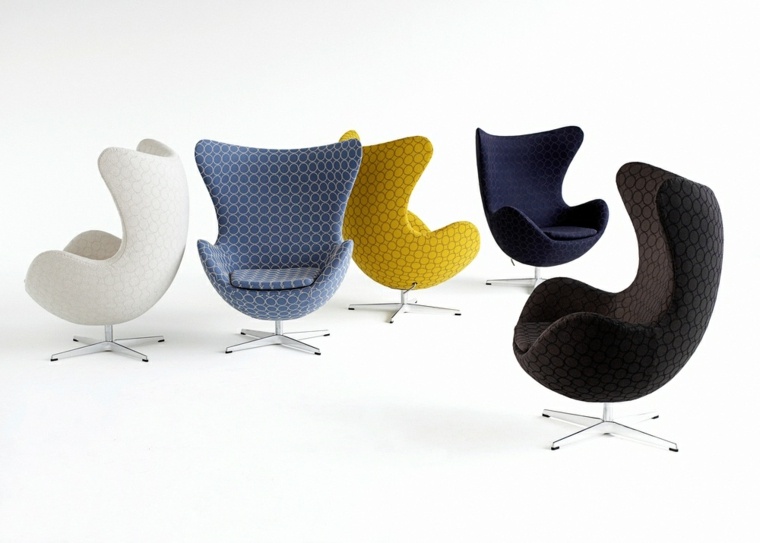 Mobili di design per sedia a uovo di design Jacobsen