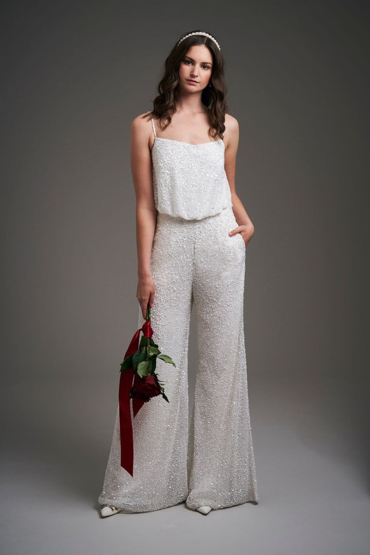 salopette da sposa boho chic