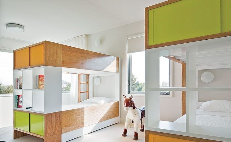 moderni-kreveti na kat-dizajn-spremanje koje štedi prostor
