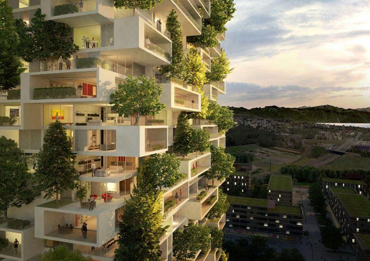 ファサード-vegetalisee-vertical-garden-swiss-building