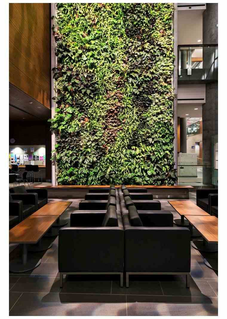 インテリア緑の壁-装飾-バー-オフィス-モデル