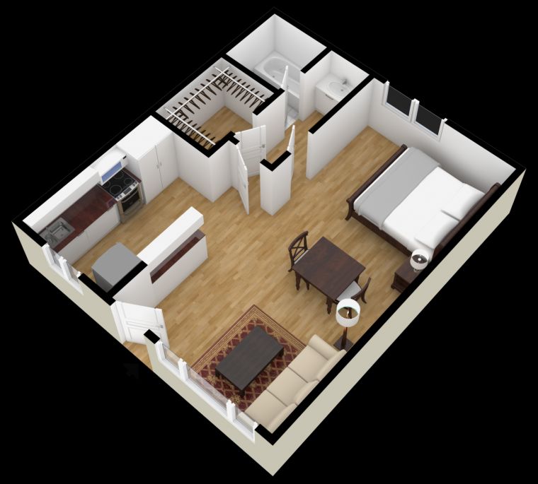 studio-plan-3d-parket-pregrada-kuhinja