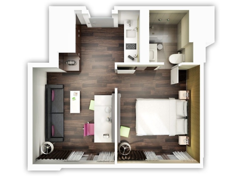 terv lakás 3d stúdió tér szervezet