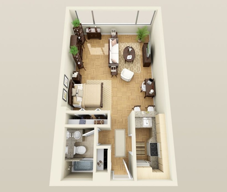 plan apartmana arhitektura dizajn studio studio