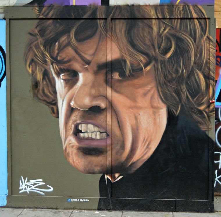 street art graffiti akse manchester pittura murale game of thrones tyrion