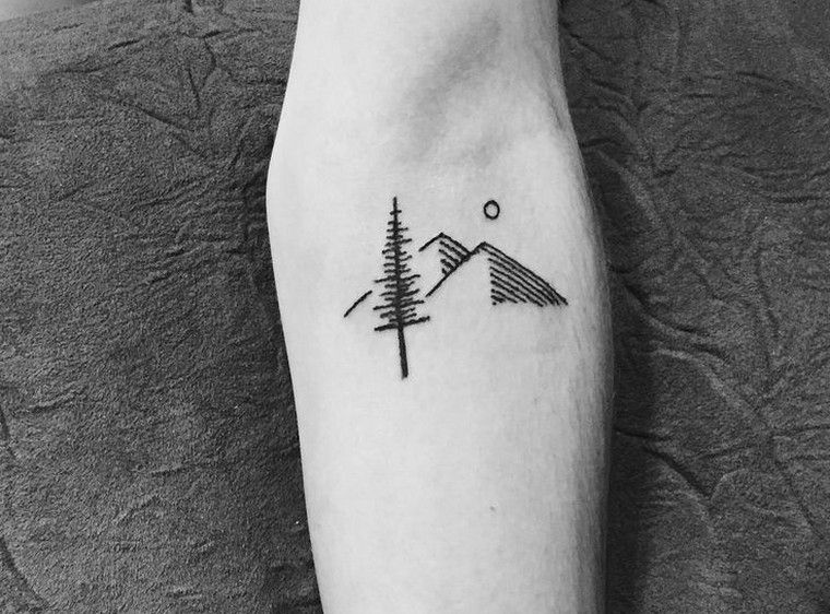 geometric ephemeral tattoo idea geometrijska tetovaža podlaktica