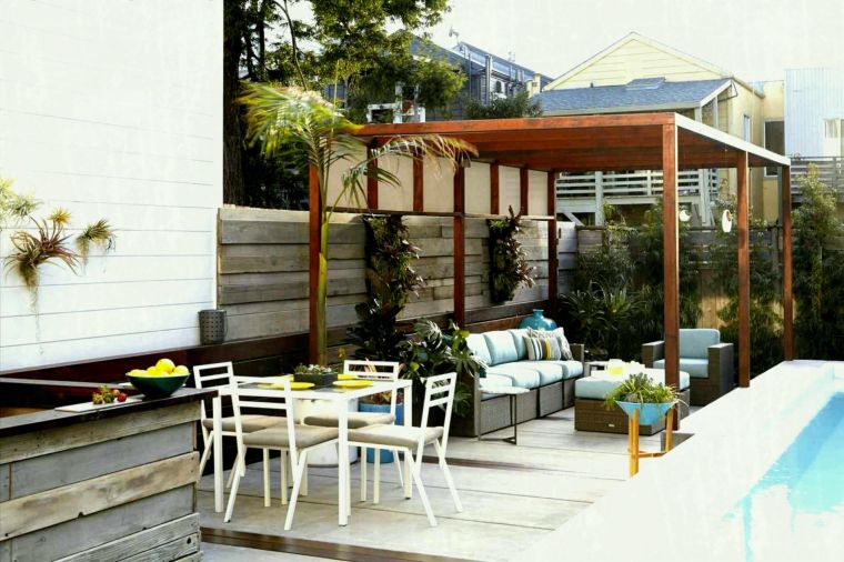 deco-terrace-idea-with-pergola-スイミングプール