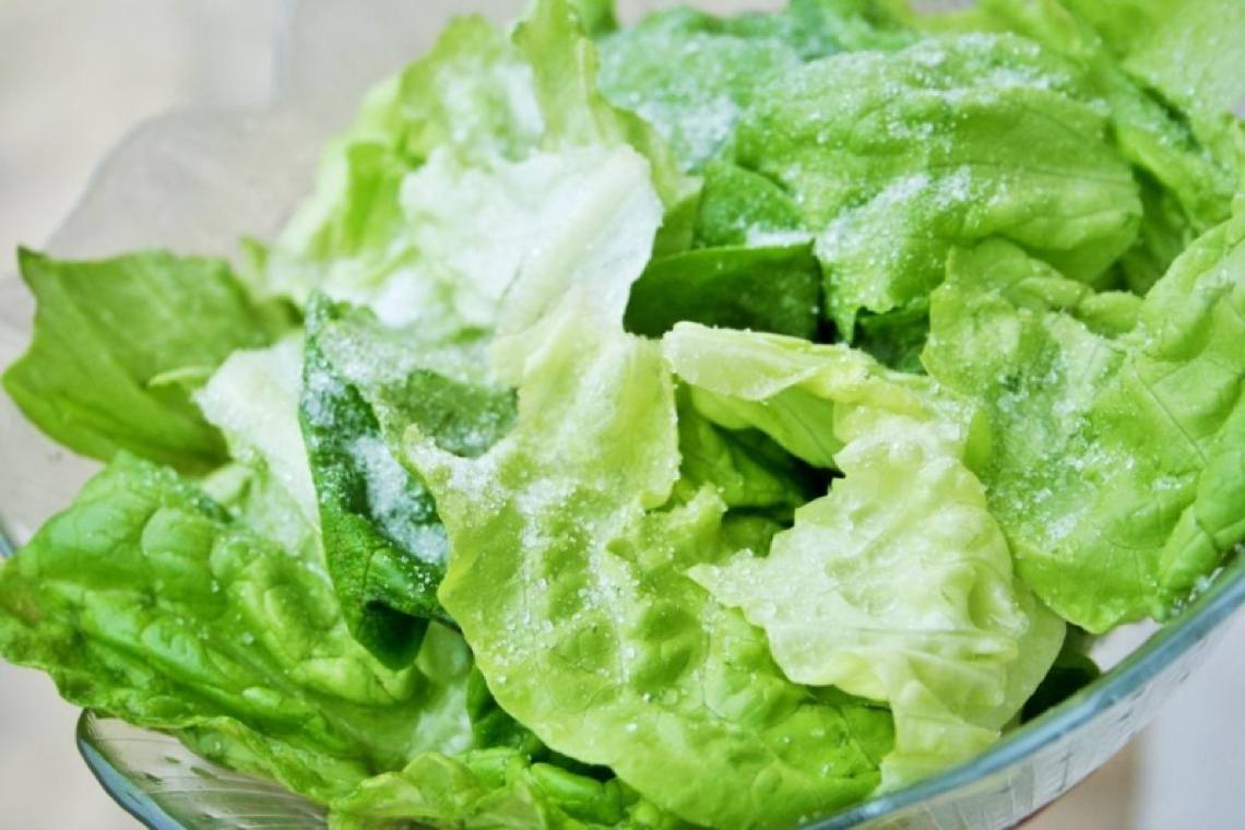 lengvai auginamų daržovių salotos-salotos