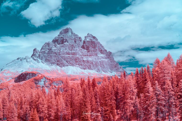 Paolo Pettigiani infracrvene fotografije Dolomita