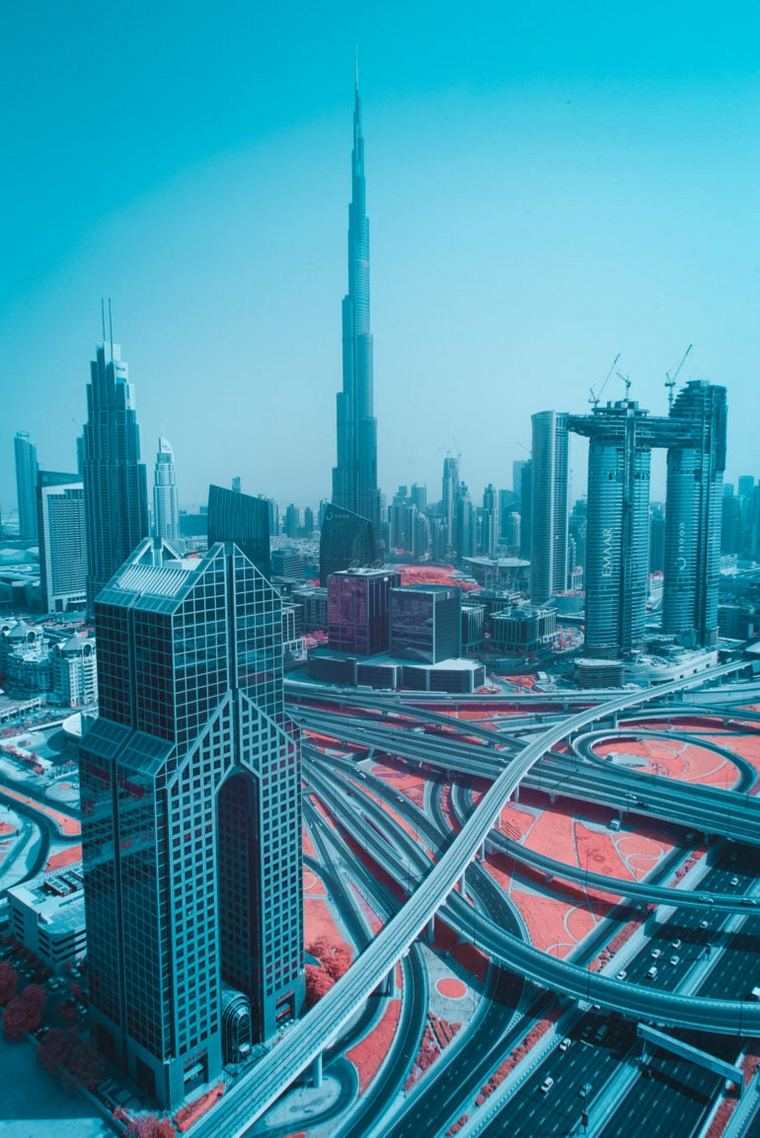 Maldyvų „Paolo Pettigiani“ infraraudonųjų spindulių fotoaparatas „Dubai“ infrastruktūra