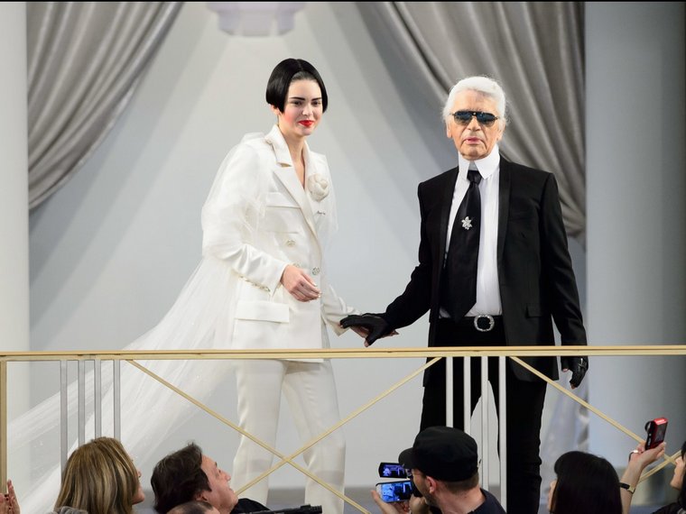 karl lagerfeld kendall jenner