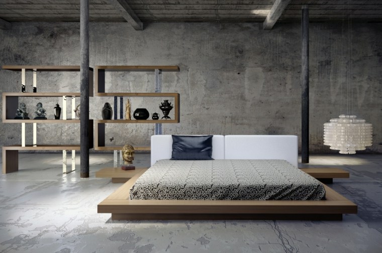 modernios platformos lovos dizaino baldai pagrindinis miegamasis medinis deko