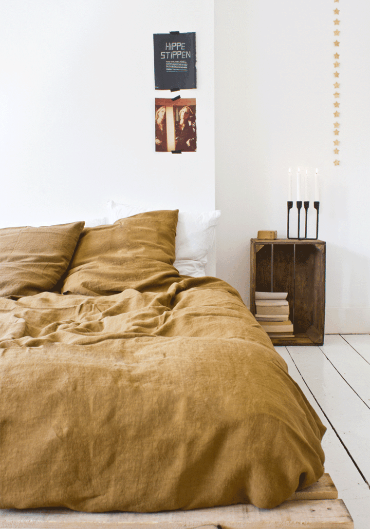 „Pasidaryk pats“ padėklų lovų medinė platforma skandinaviškas deko