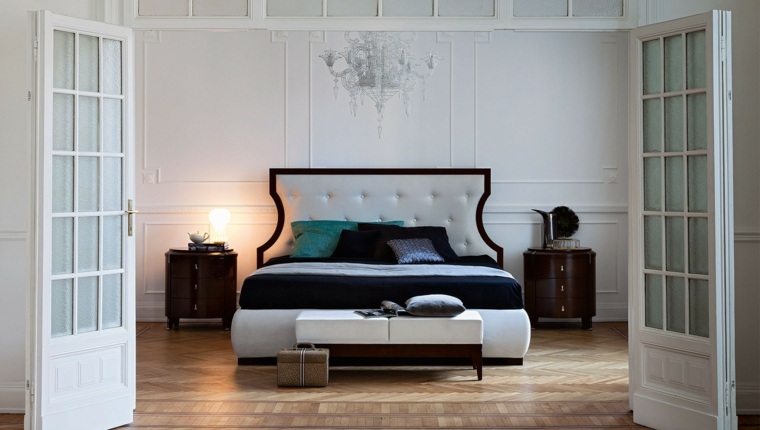 šiuolaikiškas retro liukso lovų derinys