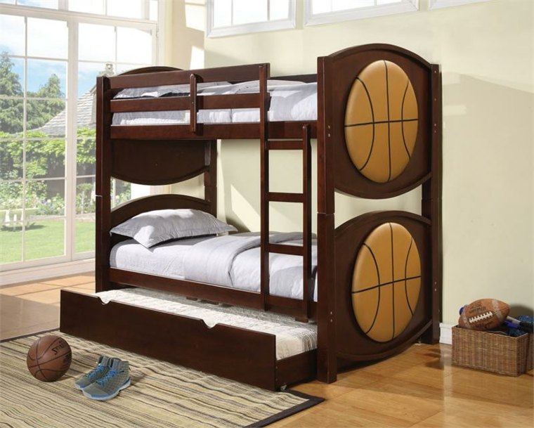 originalna drvena krevetna ideja za opremanje podne prostirke za spavaću sobu