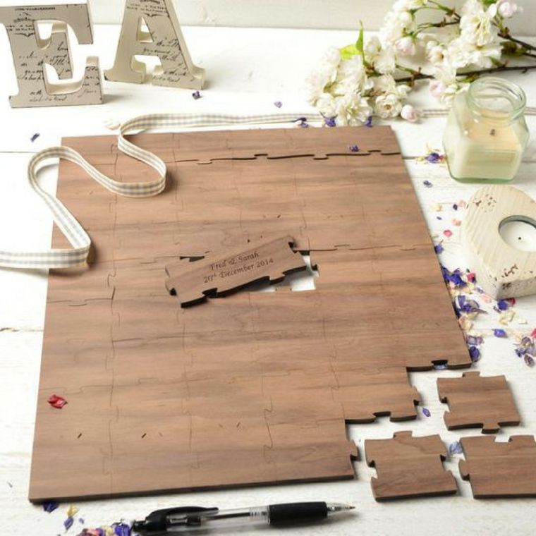 esküvői album-vendégkönyv-fa-puzzle-üzenetek
