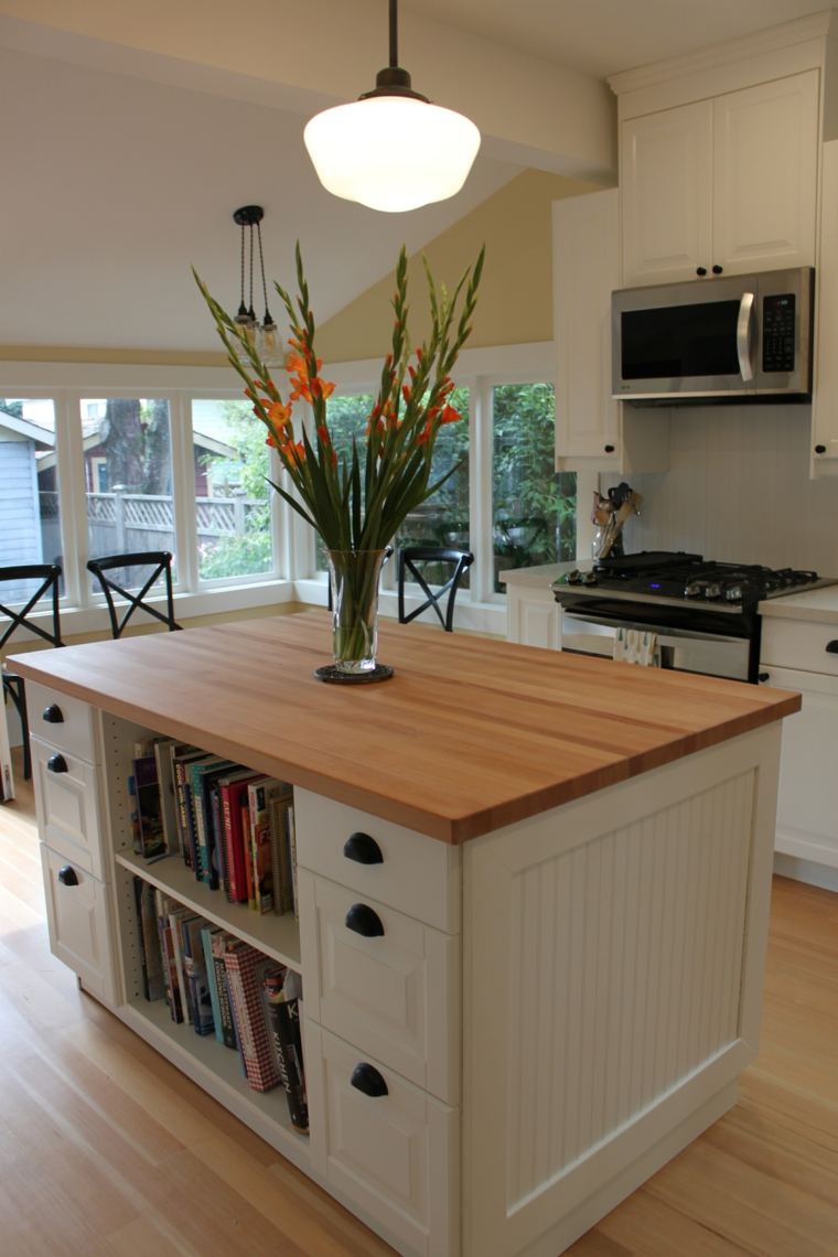 modern konyha tervezési ötletek fa design világítás hagyományos konyha