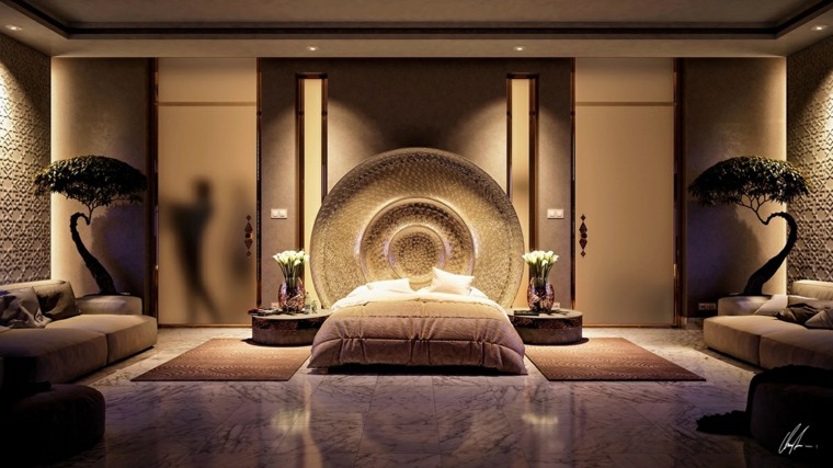 寝室のベッドのアイデアの明るいヘッドボードカーペットの床の装飾の寝室のためのランプ