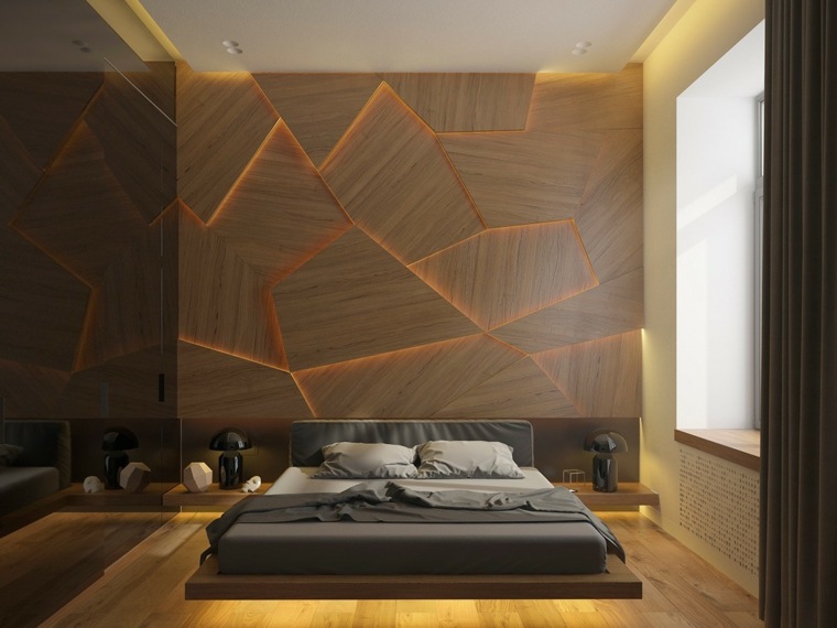 照明寝室の照明デザインのアイデアの壁の装飾