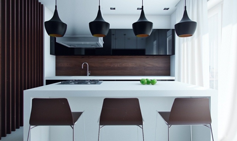 virtuvės pakabuko apšvietimo dizainas interjero apšvietimas