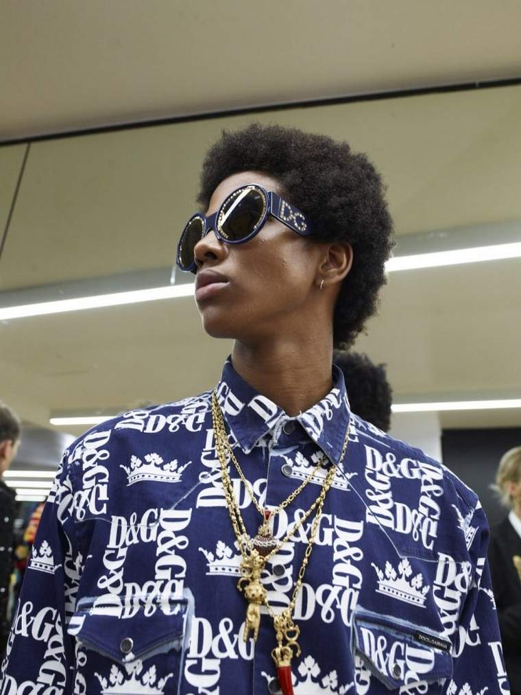 2019 -es divatos bling napszemüveg férfiaknak Dolce és Gabbana